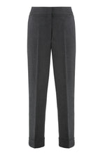 Load image into Gallery viewer, Cropped pants in wool blend
