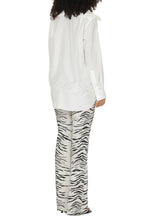Load image into Gallery viewer, Flared viscose trousers

