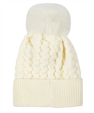 Load image into Gallery viewer, Knitted beanie with pom-pom
