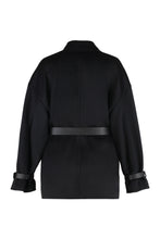 Load image into Gallery viewer, Pausa double-breasted virgin wool coat
