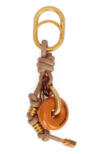 Load image into Gallery viewer, Keychain Charm Donut in calfskin
