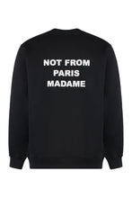 Load image into Gallery viewer, Slogan cotton crew-neck sweatshirt
