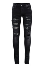 Load image into Gallery viewer, Neon Plaid Skinny jeans
