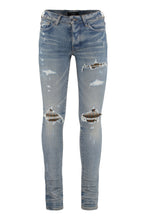 Load image into Gallery viewer, Neon Plaid Skinny jeans
