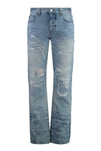 Load image into Gallery viewer, 5-pocket straight-leg jeans
