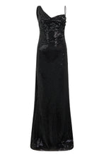 Load image into Gallery viewer, Long dress with rhinestones
