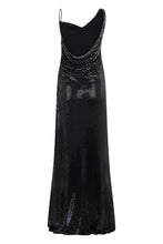 Load image into Gallery viewer, Long dress with rhinestones
