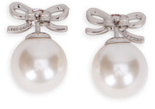 Load image into Gallery viewer, Button earrings with crystals
