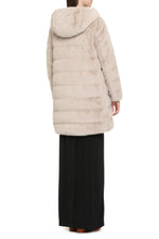 Load image into Gallery viewer, Hooded faux fur jacket
