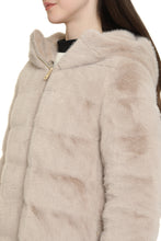 Load image into Gallery viewer, Hooded faux fur jacket
