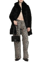 Load image into Gallery viewer, Hooded faux fur jacket

