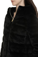 Load image into Gallery viewer, Hooded faux fur jacket
