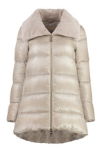 Load image into Gallery viewer, Faux fur collar down jacket
