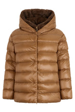 Load image into Gallery viewer, Padded jacket with hood with synthetic fur
