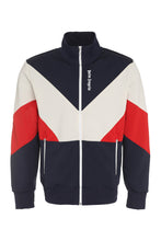 Load image into Gallery viewer, Color block full-zip sweatshirt
