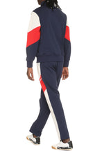 Load image into Gallery viewer, Color block full-zip sweatshirt

