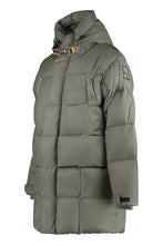 Load image into Gallery viewer, Bold Parka Hooded techno fabric down jacket
