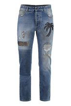 Load image into Gallery viewer, 5-pocket straight-leg jeans
