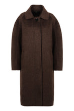 Load image into Gallery viewer, Cocoon coat made of wool and mohair
