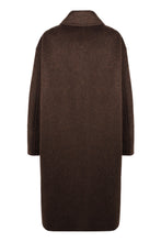 Load image into Gallery viewer, Cocoon coat made of wool and mohair
