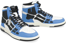 Load image into Gallery viewer, Skel leather high-top sneakers
