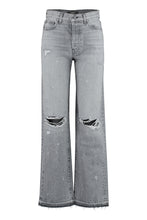 Load image into Gallery viewer, 5-pocket straight-leg jeans
