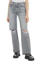 Load image into Gallery viewer, 5-pocket straight-leg jeans
