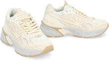 Load image into Gallery viewer, Leather and fabric low-top sneakers

