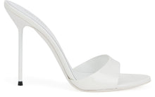 Load image into Gallery viewer, Lidia mules in white patent
