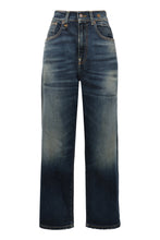 Load image into Gallery viewer, 5-pocket straight-leg jeans
