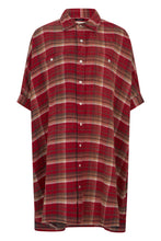 Load image into Gallery viewer, Plaid Chemisier Dress
