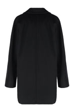 Load image into Gallery viewer, Rebus Double-breasted wool and cashmere coat
