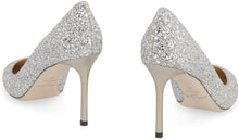 Load image into Gallery viewer, Romy glittered pointy-toe pumps
