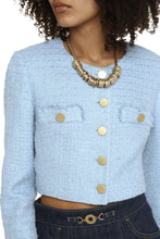 Load image into Gallery viewer, Rosy cotton-linen blend jacket

