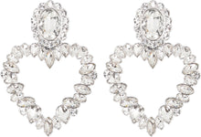Load image into Gallery viewer, heart pendant earrings

