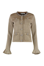 Load image into Gallery viewer, Cardigan with crystal finishing
