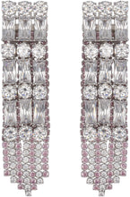 Load image into Gallery viewer, Crystal Pink Droplet earrings
