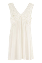 Load image into Gallery viewer, Florence macramé lace top mini dress
