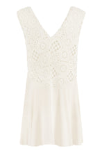 Load image into Gallery viewer, Florence macramé lace top mini dress
