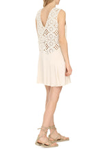 Load image into Gallery viewer, Florence macramé lace top mini dress
