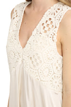 Load image into Gallery viewer, Florence macramé lace top mini dress
