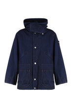 Load image into Gallery viewer, Denim Research - Short padded parka with removable hood

