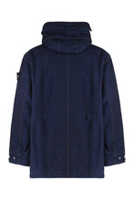 Load image into Gallery viewer, Denim Research - Short padded parka with removable hood
