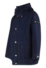 Load image into Gallery viewer, Denim Research - Short padded parka with removable hood
