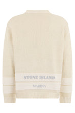 Load image into Gallery viewer, Crew neck sweater in blended cotton linen
