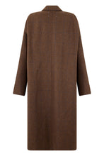 Load image into Gallery viewer, Long pinstripe coat
