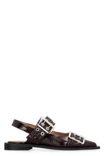 Load image into Gallery viewer, Feminine Buckle eco-leather slingback pumps
