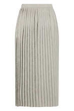 Load image into Gallery viewer, Pleated midi skirt in a blend of acetate and viscose
