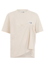 Load image into Gallery viewer, Cotton T-shirt with drape
