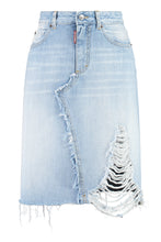 Load image into Gallery viewer, Raw Denim skirt
